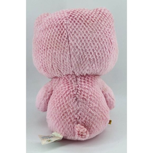 Build A Bear BAB Hello Kitty Sanrio Pink Waffle Plush Missing Bow 2011 Retired - Picture 5 of 12